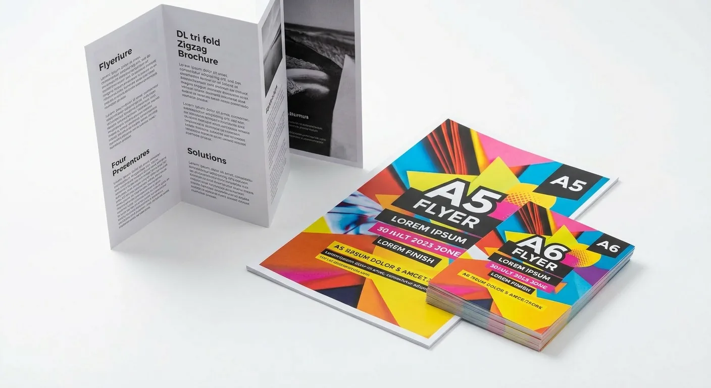 Leaflet and flyer printing at Hendon Print Shop, Hendon NW4